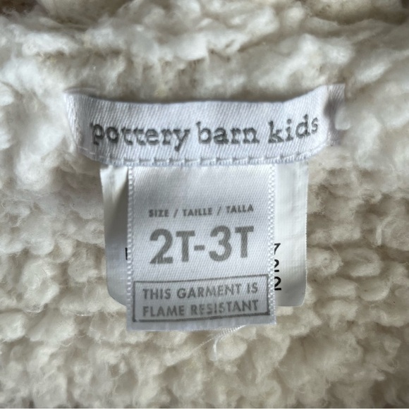Pottery Barn Toddler Sherpa Robe 2T-3T - Picture 4 of 9
